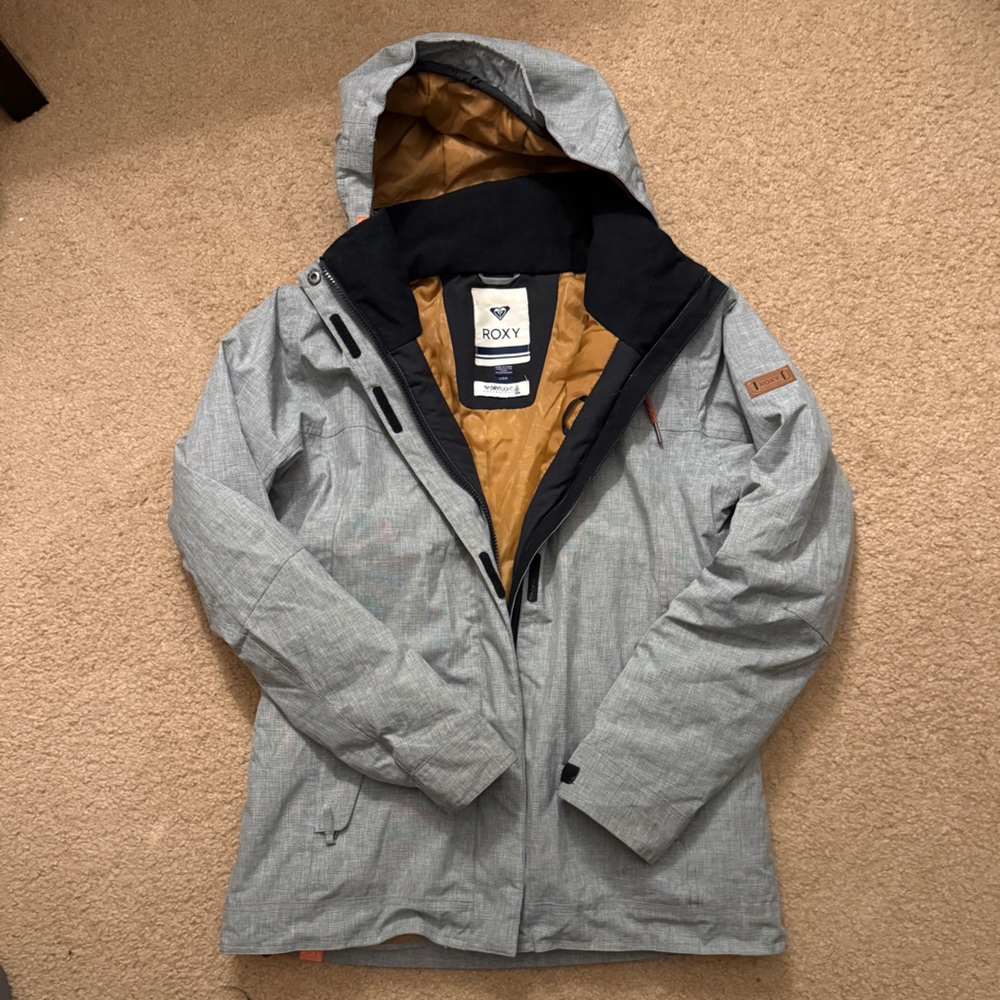 Roxy Gray Snow Jacket “Billie”